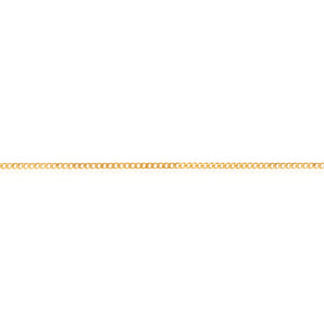 9ct Yellow Gold Silver Filled 70cm Curb Chain