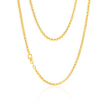 Load image into Gallery viewer, 9ct Exquisite Yellow Gold Silver Filled Belcher Chain