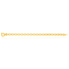 Load image into Gallery viewer, 9ct Charming Yellow Gold Silver Filled Belcher Bracelet