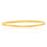 9ct Yellow Gold Silver Filled 67cm Bangle