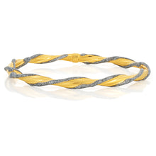 Load image into Gallery viewer, 9ct Yellow Gold Silver Filled Stardust Bangle
