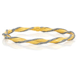 9ct Yellow Gold Silver Filled Stardust Bangle