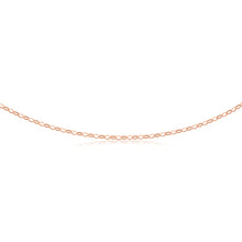 Load image into Gallery viewer, 9ct Rose Gold Silverfilled 45cm Belcher Chain