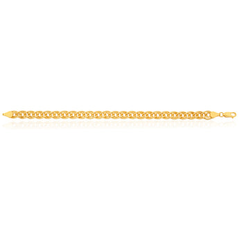 Gold Filled Double Curb 19cm 120 Gauge Bracelet