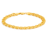 Gold Filled Double Curb 19cm 120 Gauge Bracelet
