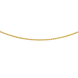 9ct Yellow Gold Filled Rope 50cm Chain 50 Gauge