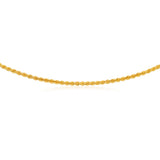 9ct Gold Filled Rope 45cm Chain 80 Gauge