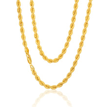 Load image into Gallery viewer, 9ct Gold Filled Rope 45cm Chain 80 Gauge