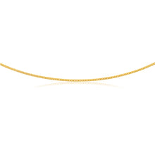 Load image into Gallery viewer, 9ct Gold Filled Curb 45cm Chain 60 Gauge