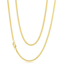 Load image into Gallery viewer, 9ct Gold Filled Curb 50cm Chain 60 Gauge