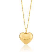 Load image into Gallery viewer, 9ct Yellow Gold Filled Plain Heart Pendant