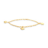 9ct Yellow Gold-Filled 27cm Anklet