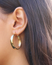 Load image into Gallery viewer, 9ct Yellow Gold-Filled 30mm Hoop Earrings