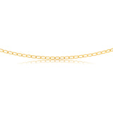 9ct Yellow Gold Filled 50cm Curb Chain