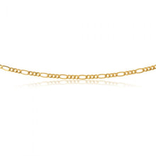 Load image into Gallery viewer, 9ct Yellow Gold Copperfilled 50cm Figaro Chain