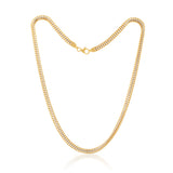 9ct Yellow Gold Silver Filled Wheat 45cm Necklace
