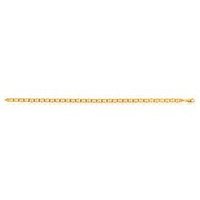 Load image into Gallery viewer, 9ct Silverfilled Yellow Gold 120 Gauge 21 cms Bracelet