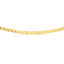 Load image into Gallery viewer, 9ct Yellow Gold Silverfilled 55cm Anchor Chain