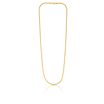 9ct Silverfilled Snake 45cm 50Gauge Chain
