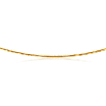 9ct Silverfilled Snake 50cm 50Gauge Chain