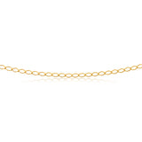 9ct Yellow Gold Silver Filled 50Guage 45cm Chain