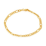 9ct Silverfilled Fiagro 100 Gauge 21cm Bracelet