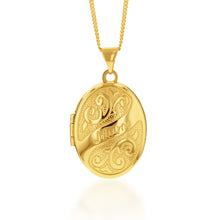 Load image into Gallery viewer, 9ct Yellow Gold Silverfilled Engraved Mum Pendant