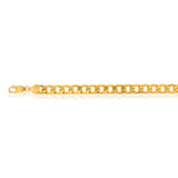 9ct Yellow Gold Silverfilled 200 Gauge 23cm Bracelet