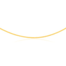 Load image into Gallery viewer, 9ct Yellow Gold Silverfilled 80Gauge 45cm Chain