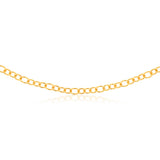 9ct Yellow Gold Silver Filled Belcher 45cm Chain
