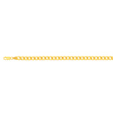 9ct Yellow Gold Copperfilled Curb 150 Gauge 22cm Bracelet