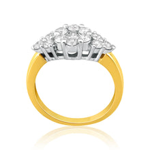 Load image into Gallery viewer, 18ct Yellow Gold &#39;Starlight&#39; Ring With 1 Carat Of Diamonds