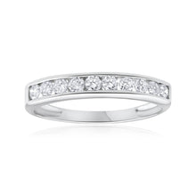 Load image into Gallery viewer, 9ct White Gold Exquisite Diamond Ring