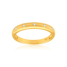 Load image into Gallery viewer, 9ct Yellow Gold 5 Diamond Ring