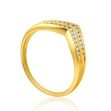 Load image into Gallery viewer, 9ct Yellow Gold Classic Diamond Ring