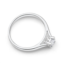 Load image into Gallery viewer, 18ct White Gold Solitaire Ring With 0.3 Carat Diamond