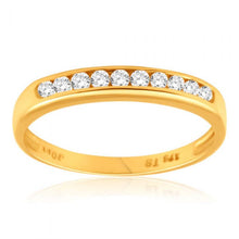 Load image into Gallery viewer, 9ct Yellow Gold Divine Diamond Ring