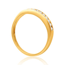 Load image into Gallery viewer, 9ct Yellow Gold Divine Diamond Ring
