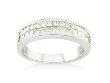 Load image into Gallery viewer, Princess Yasmine 18ct White Gold set with 3/4 carat of Diamonds