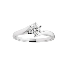 Load image into Gallery viewer, Certified Diamond 18ct White Gold Diamond Ring