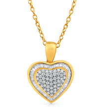 Load image into Gallery viewer, 18ct Yellow Gold Pendant With 1 Carat Of Diamonds