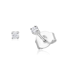 Load image into Gallery viewer, 9ct White Gold Opulent Diamond Stud Earrings