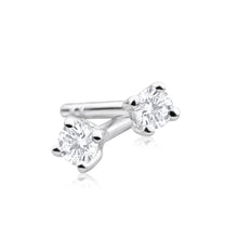 Load image into Gallery viewer, 9ct White Gold Opulent Diamond Stud Earrings
