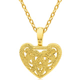 9ct Yellow Gold Delightful Diamond Pendant
