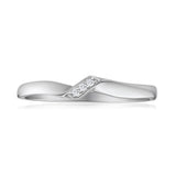 9ct White Gold Diamond Ring