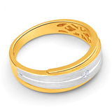 9ct Yellow Gold Diamond Ring