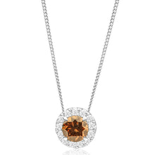 Load image into Gallery viewer, Australian Diamond 9ct White Gold Diamond Pendant With Chain CONNIE