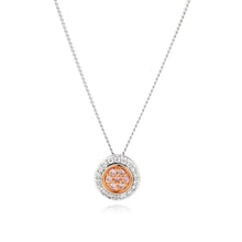 Load image into Gallery viewer, Pink Diamond 18ct White Gold Diamond Pendant