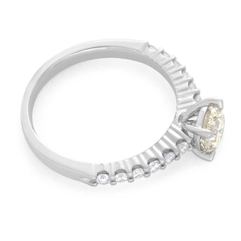 18ct White Gold Ring With 1 Carat Of Brilliant Cut Diamonds