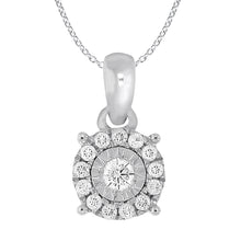 Load image into Gallery viewer, 9ct White Gold Enticing Diamond Pendant